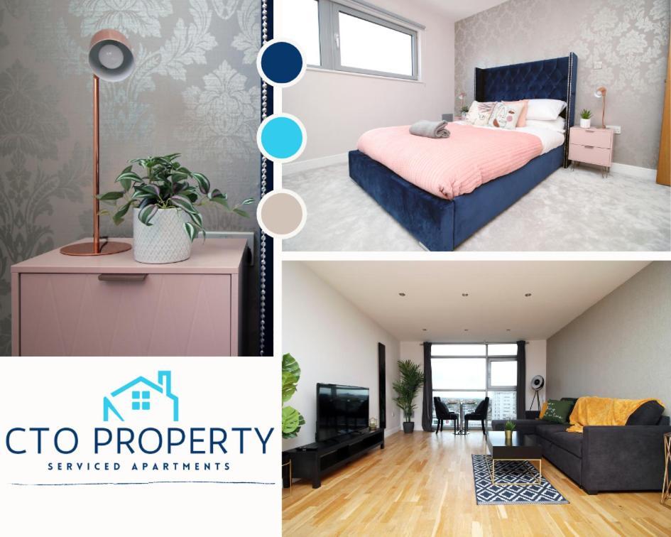 The View - Long Stay Offer - Modern Central Apartment And Parking By Cto Serviced Apartments Cardiff Exterior photo